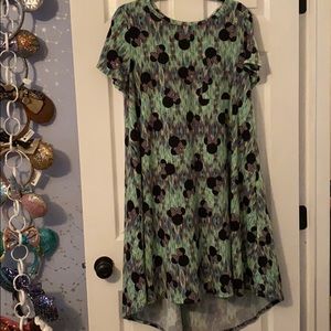 LULAROE LLR carly minnie mouse dress size large